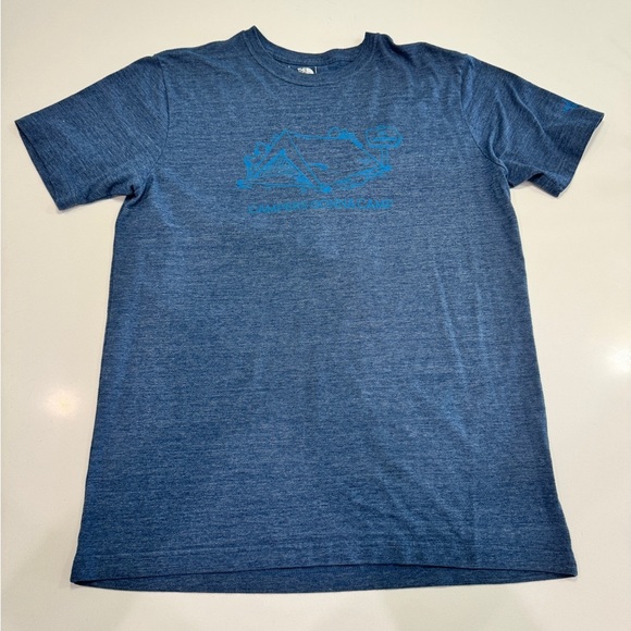The North Face Other - The North Face Graphic T Shirt Campers Gonna Camp Tent Logo Blue Men's LRG Slim
